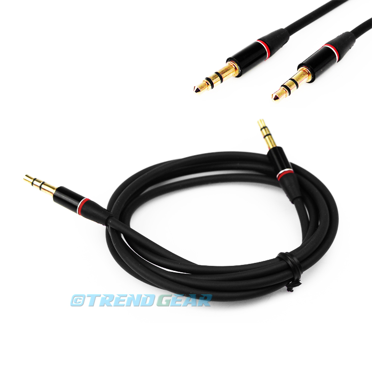 4FT 3.5MM AUX JACK MALE AUDIO STEREO CABLE CORD WHITE FOR IPHONE 5S 5C IPOD NANO