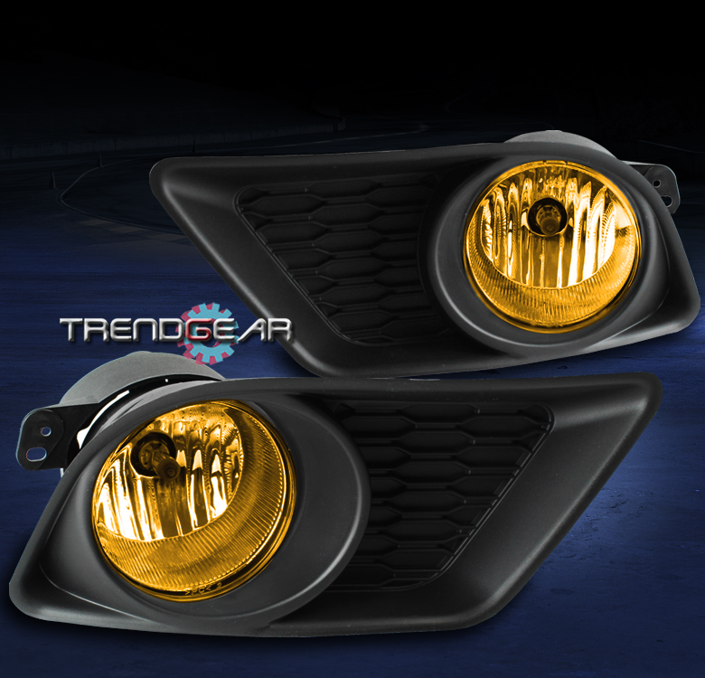 2011 2012 2013 2014 Dodge Charger Bumper Yellow Fog Lights