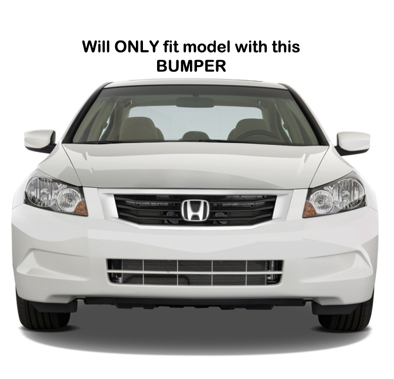 FOR 2008 2009 2010 HONDA ACCORD EXL LX 4DR SEDAN BUMPER CHROME FOG LIGHTS LAMP eBay