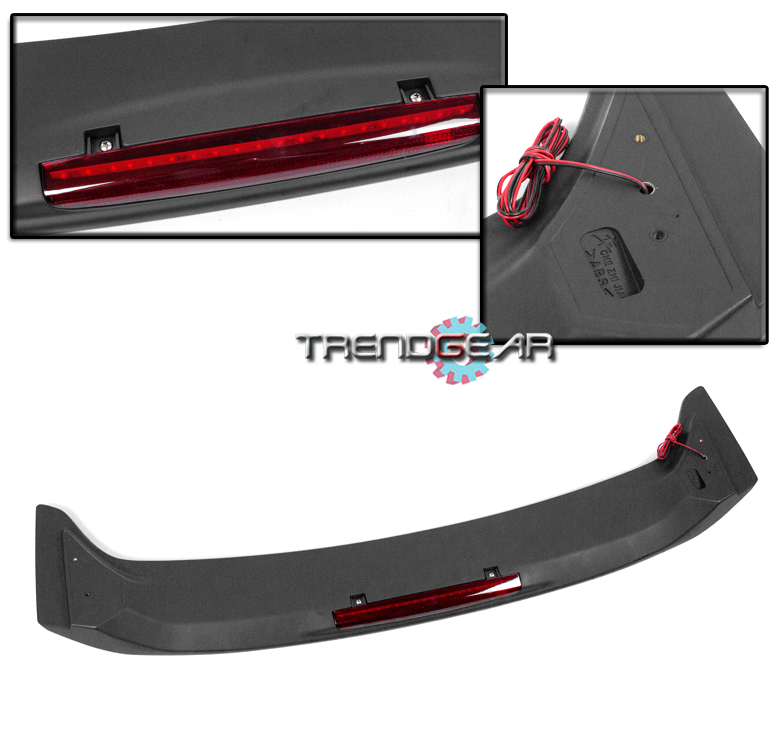 2006-2010 HONDA CIVIC 4DR SEDAN SI STYLE ABS TRUNK LIP SPOILER W/LED