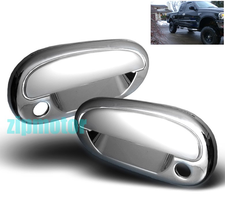 Fit For 1997-2003 F150 Chrome 4 Door Handle Cover w// PSG Keyhole