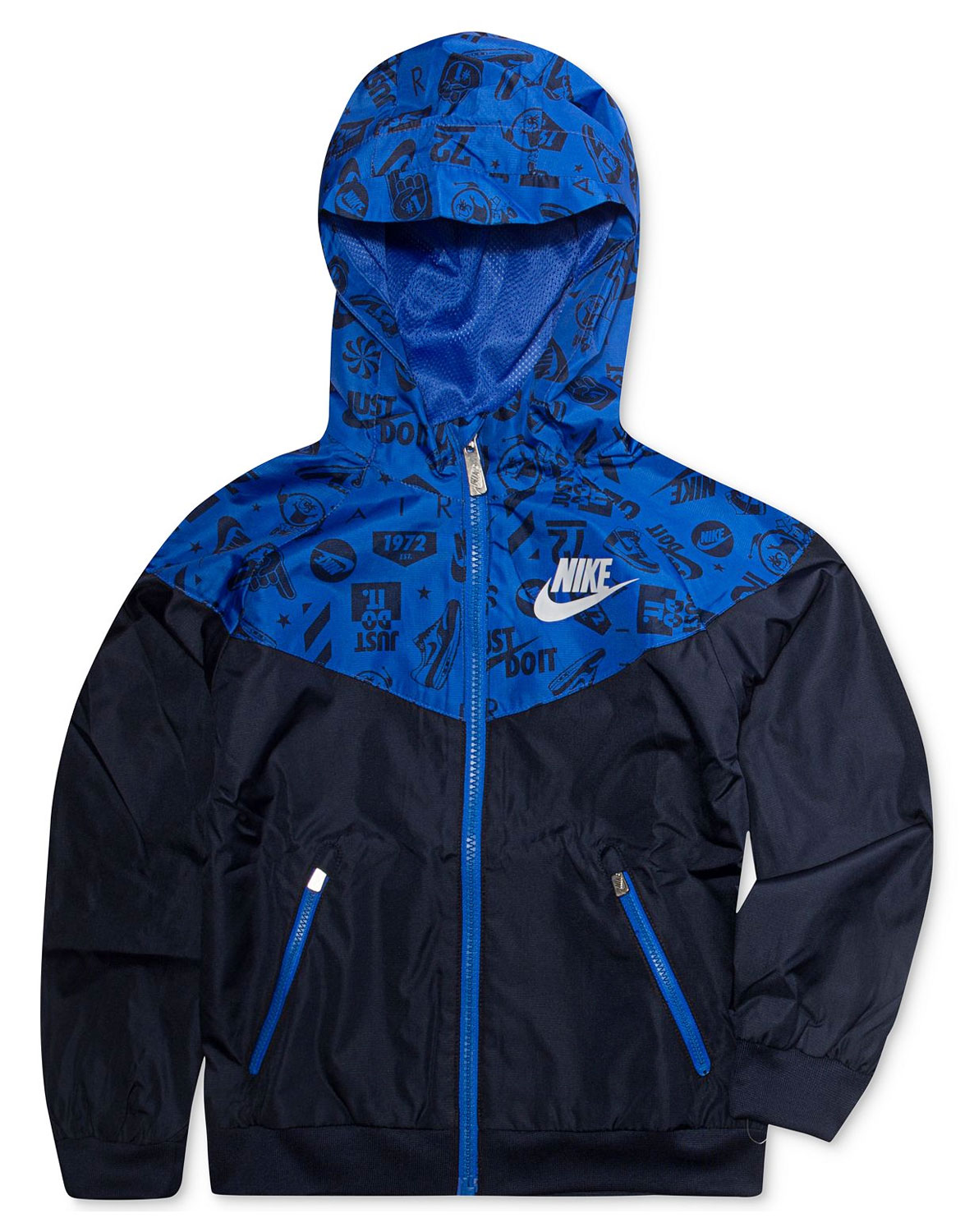 Nike Toddler Boys Sportswear Windrunner Hooded Jacket 3T Blue