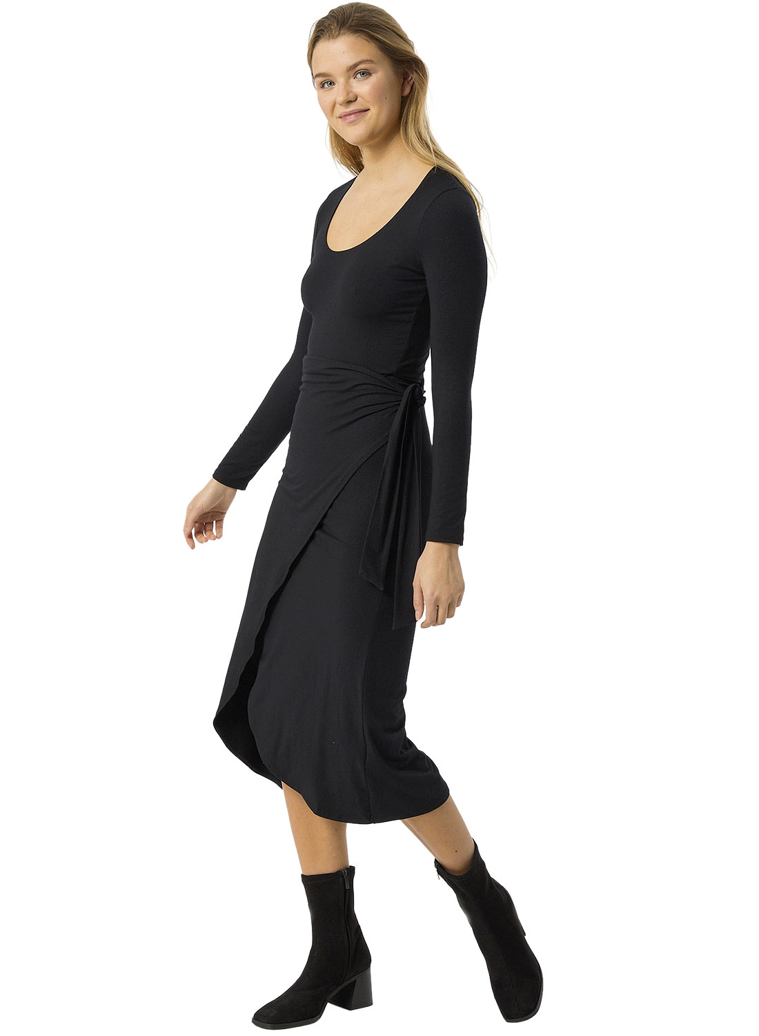Whistles Womens Jersey Knit Faux Wrap Ballet Midi Dress US 4 | UK 8 Black - NWT | eBay Whistles Womens Jersey Knit Faux Wrap Ballet Midi Dress US 4 | UK 8 Black - NWT | eBay