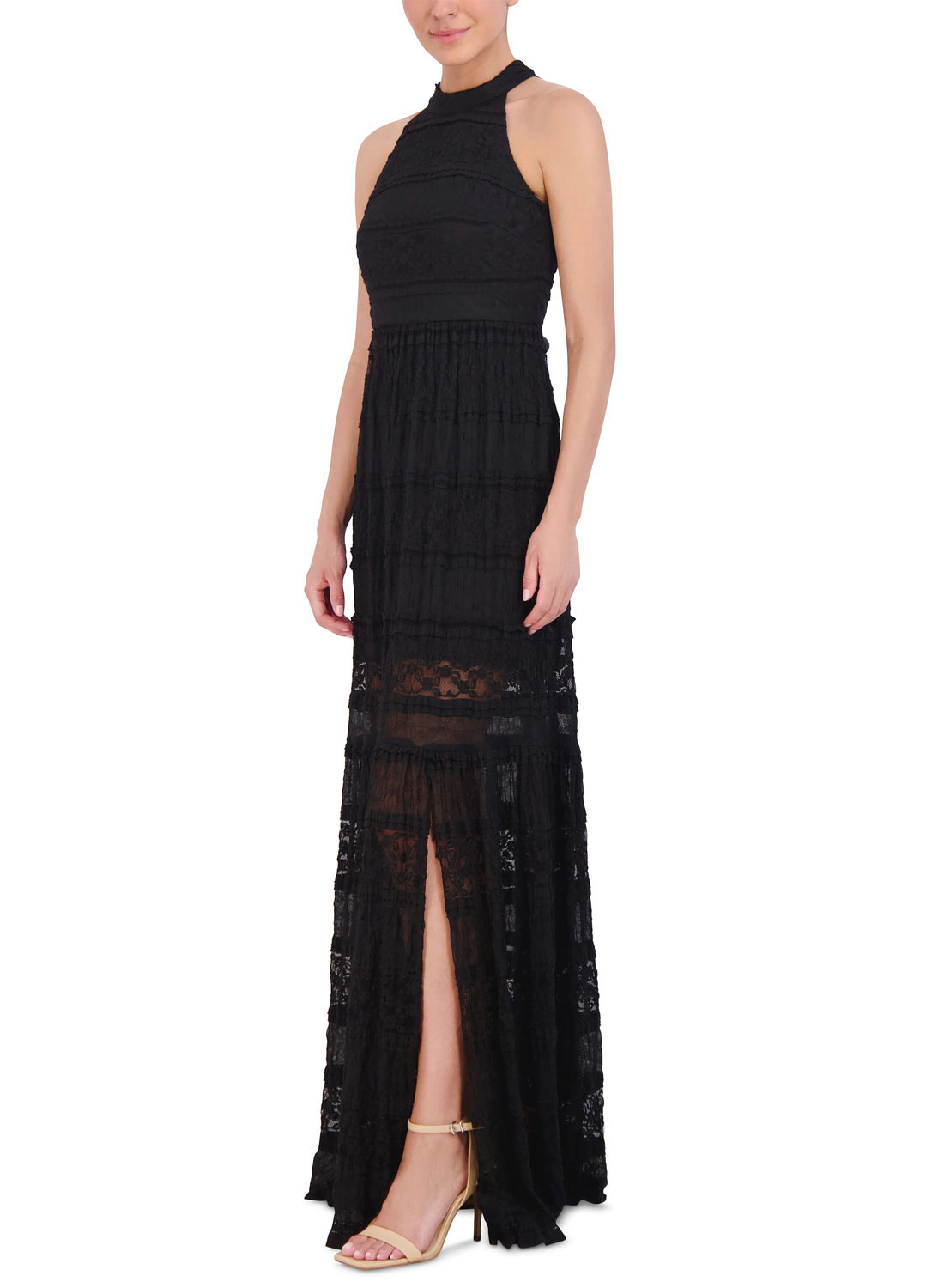 chinese dress ladies Sundance Stretch Lace Mock Neck Maxi Dress main image 0