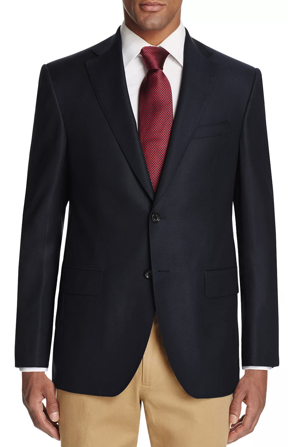 Private Label Mens Super 130's Wool Two Buttons Sport Coat 48