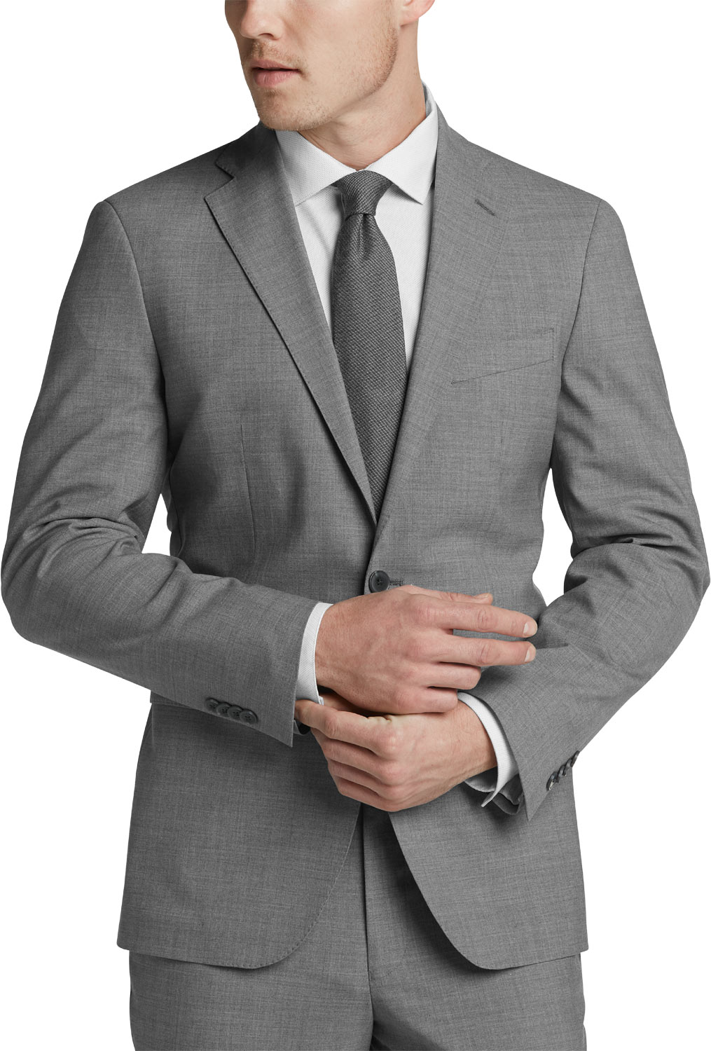 Cole Haan Mens Grand.OS Wearable Technology Slim-Fit Suit
