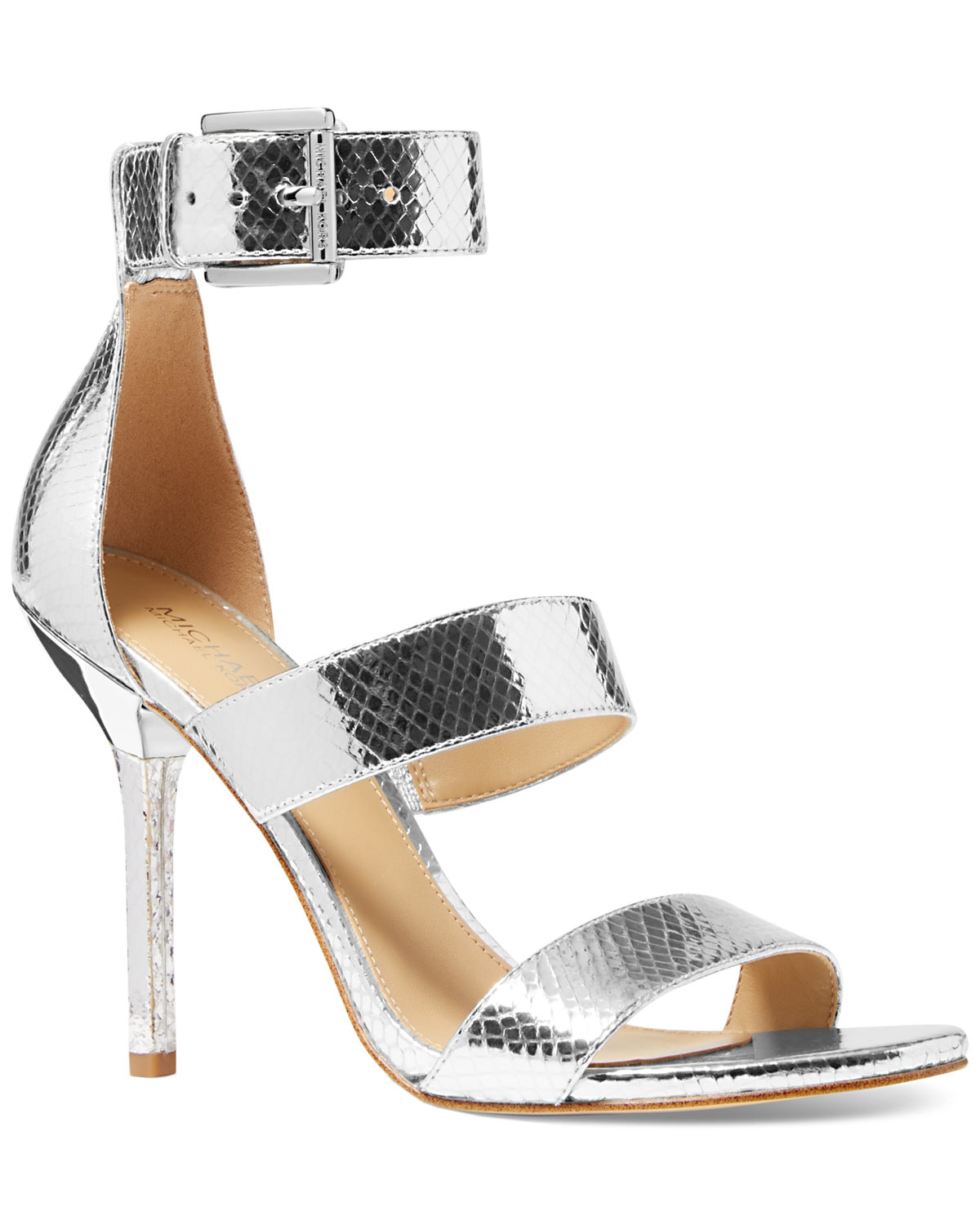 【Michael Kors】Gilmore Logo Embossed Faux Leather Sandal Gilmore Logo Embossed Slide Sandal | Michael Kors Canada [CA]