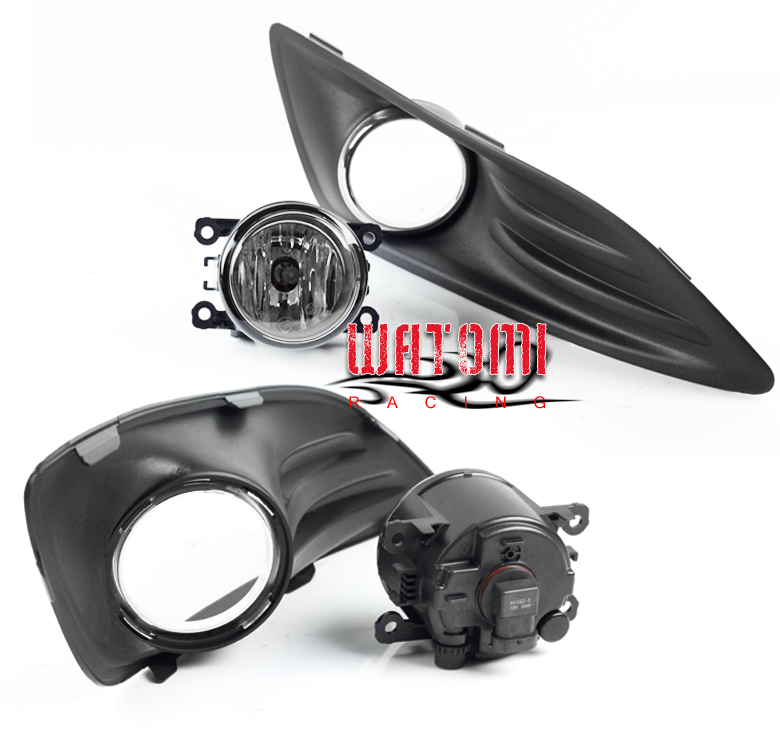 1418 FORD FIESTA S SE BUMPER DRIVING FOG LIGHT LAMP CHROME W/BULB+COVER+SWITCH eBay