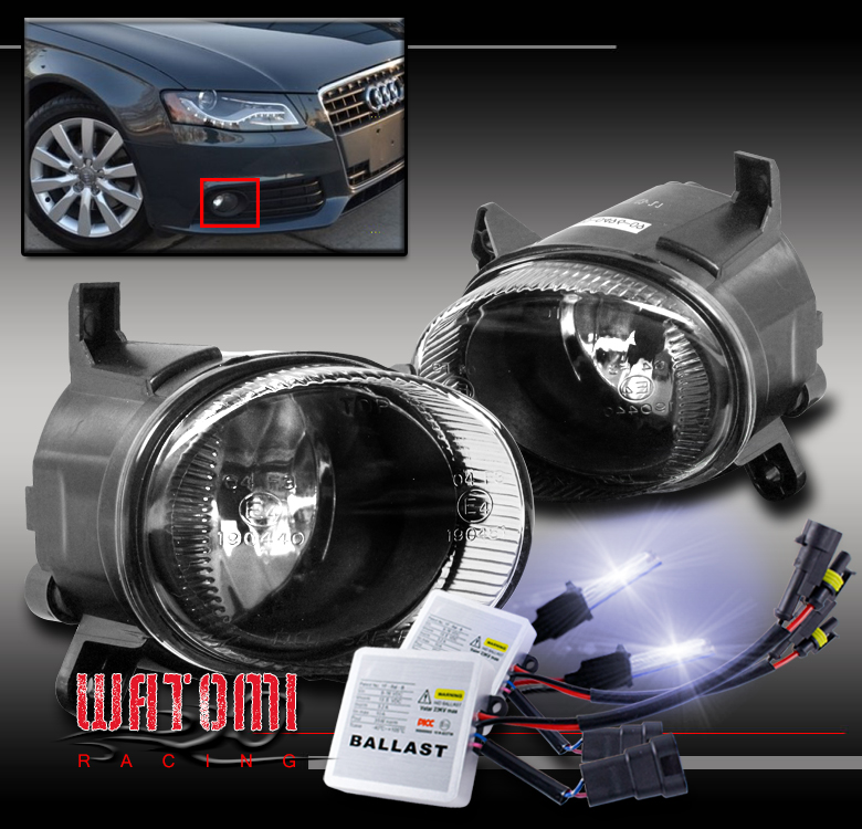 FOR 0911 AUDI A4/08+ A5/0912 VW CC BUMPER DRIVING CHROME FOG LIGHTS W