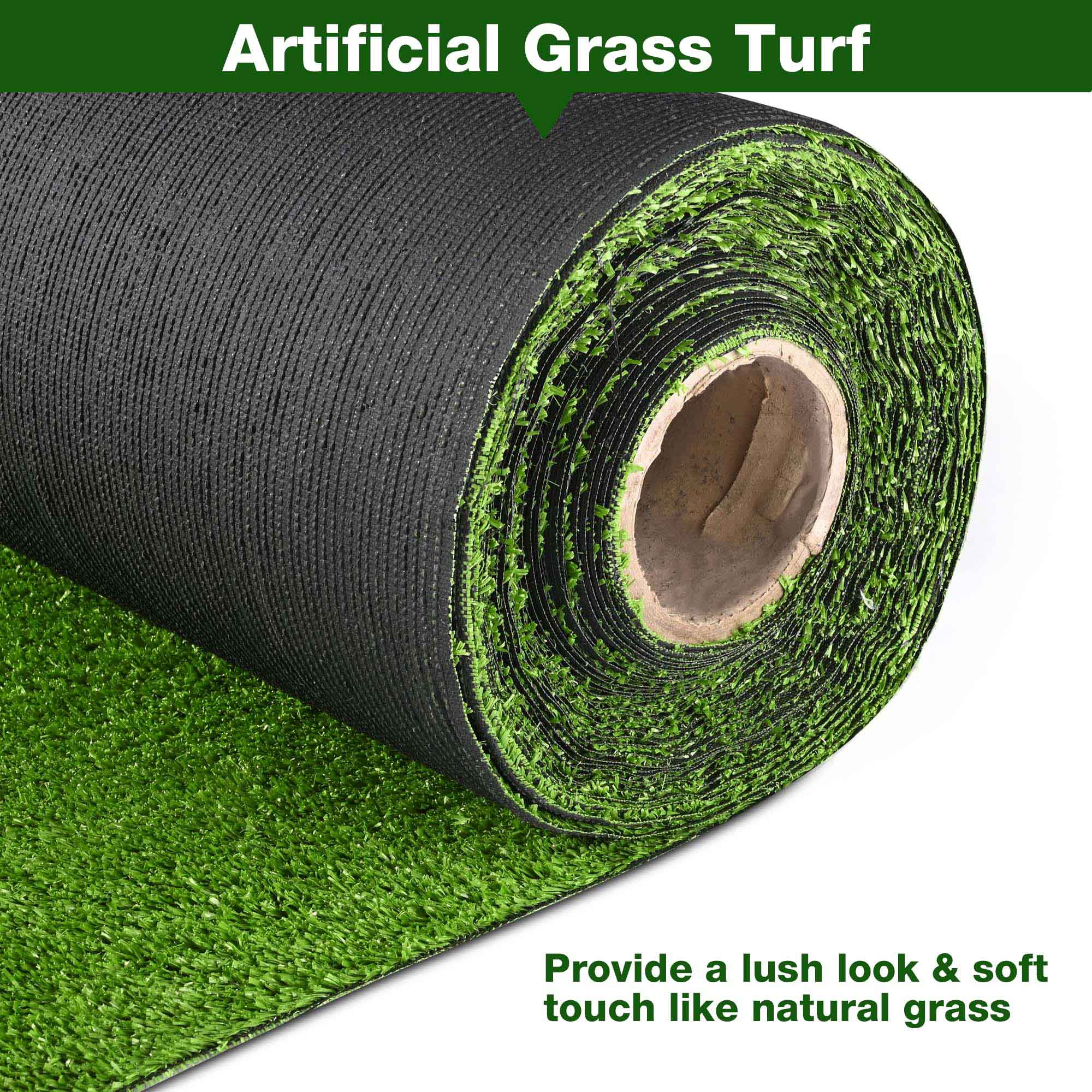 33x3ft Synthetic Turf Artificial Grass Mat Landscape Fake Lawn Pet Dog Garden - Picture 6 of 12