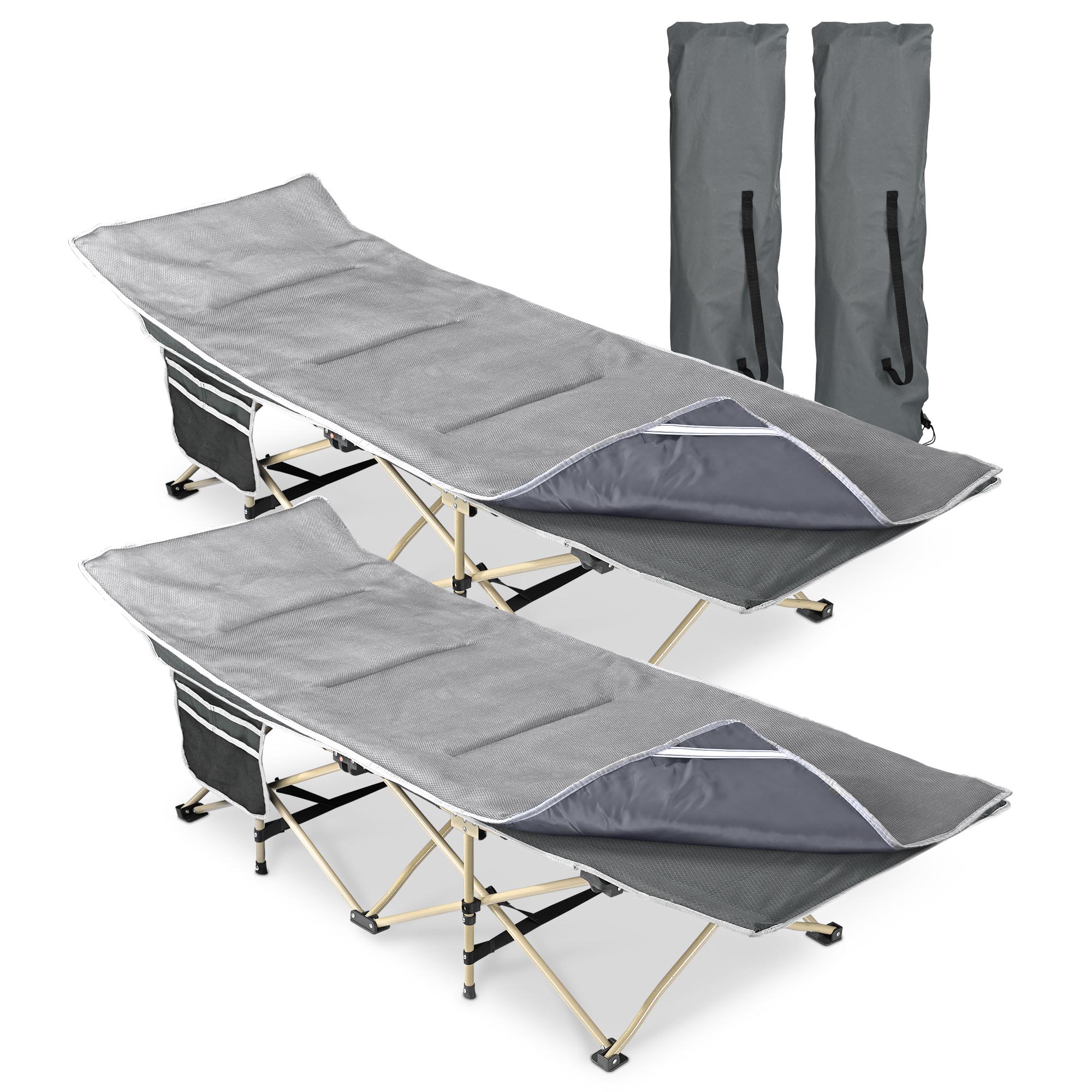 Folding Cot Collapsible Camping Bed with Carrying Bag Travel