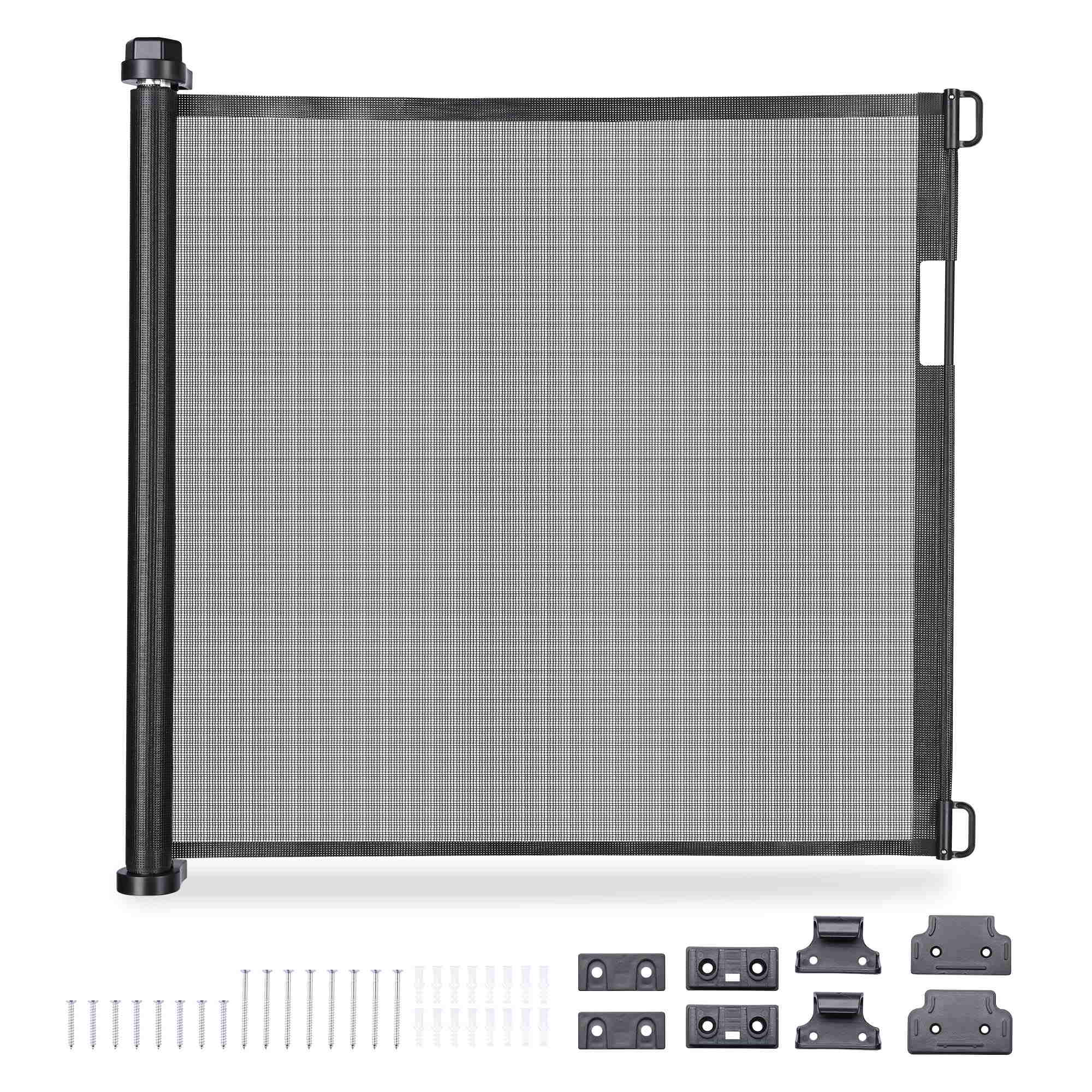 Retractable Mesh Baby or Pet Dog Safety Gate Doorways Stairs - Picture 17 of 19