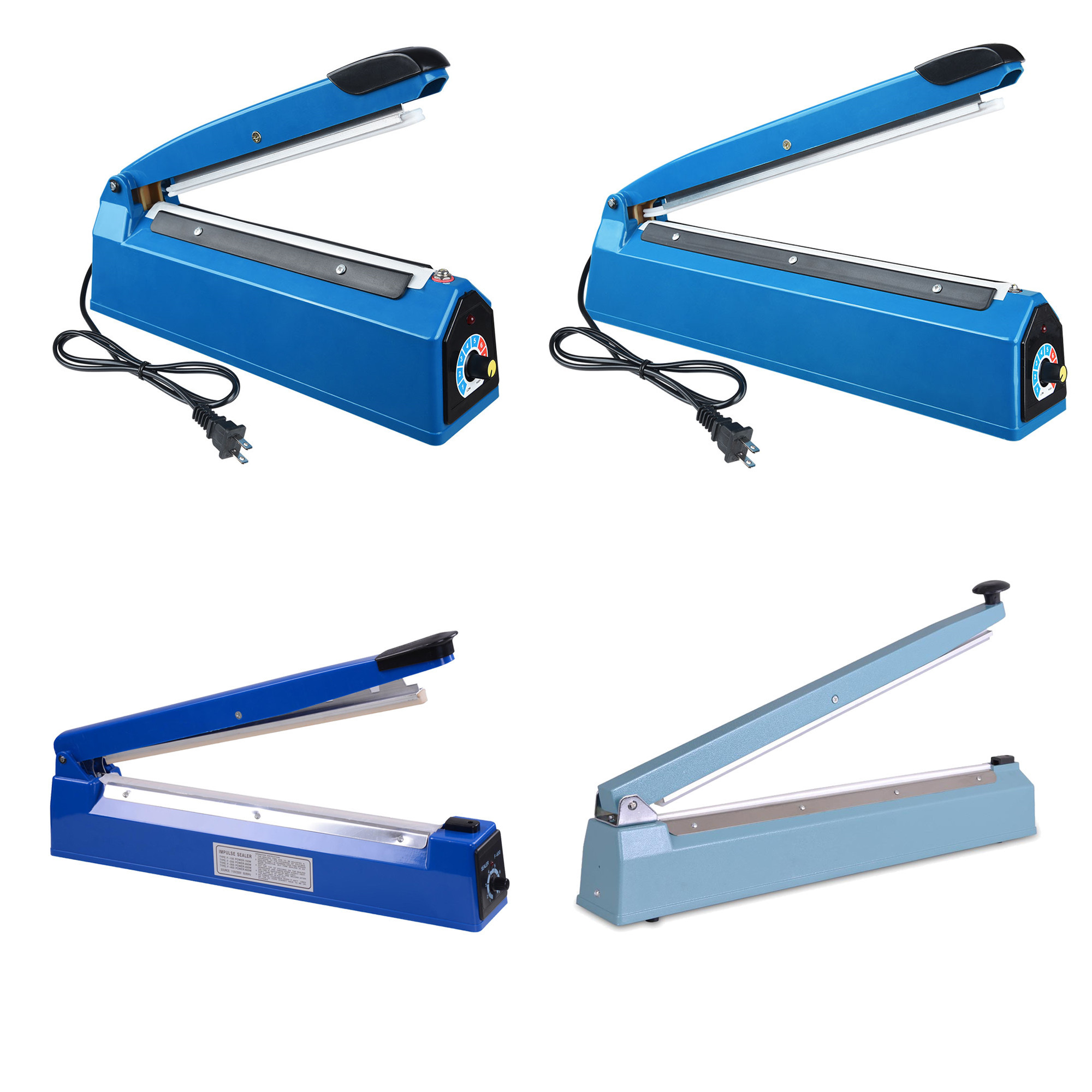 8/"//12/"//16/"//20/" Hand Impulse Heat Sealing Sealer Machine Poly Element Plastic RE