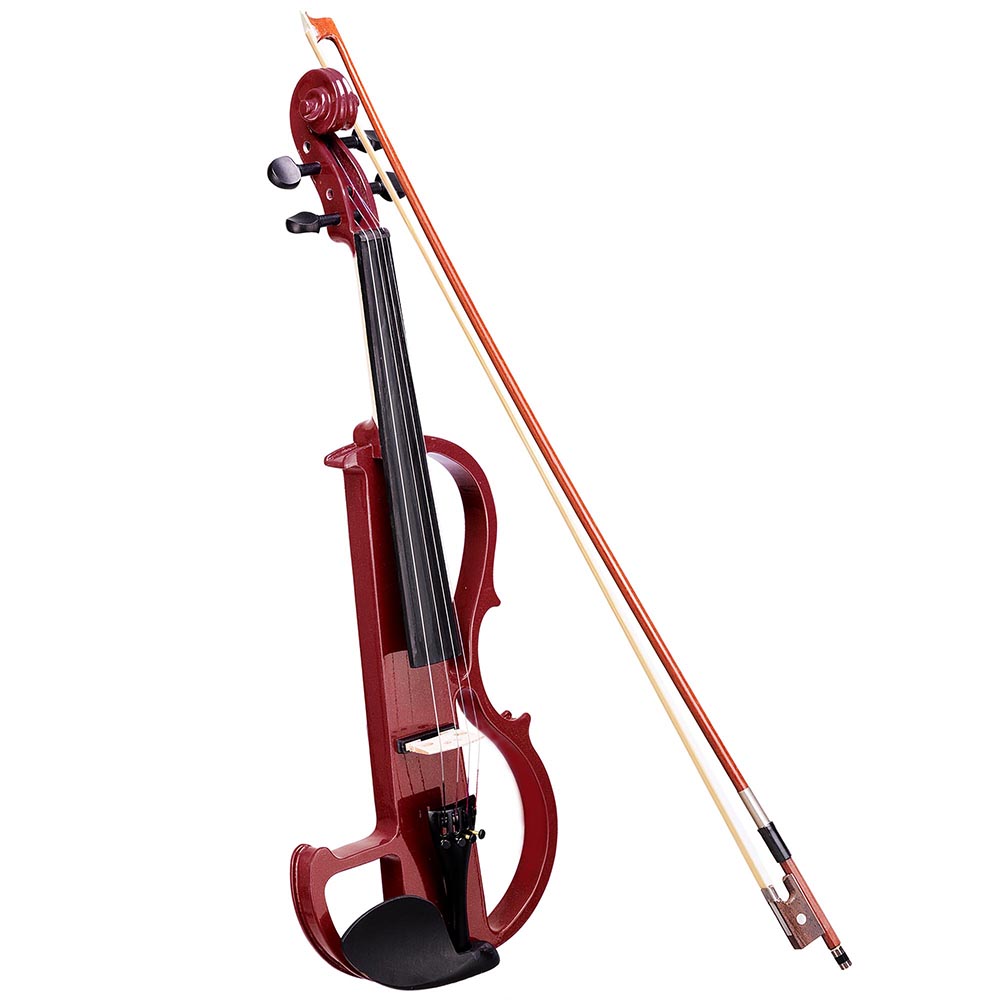 Electric Violin 4/4 Full Size Right Handed Fiddle Headphone 2 Style
