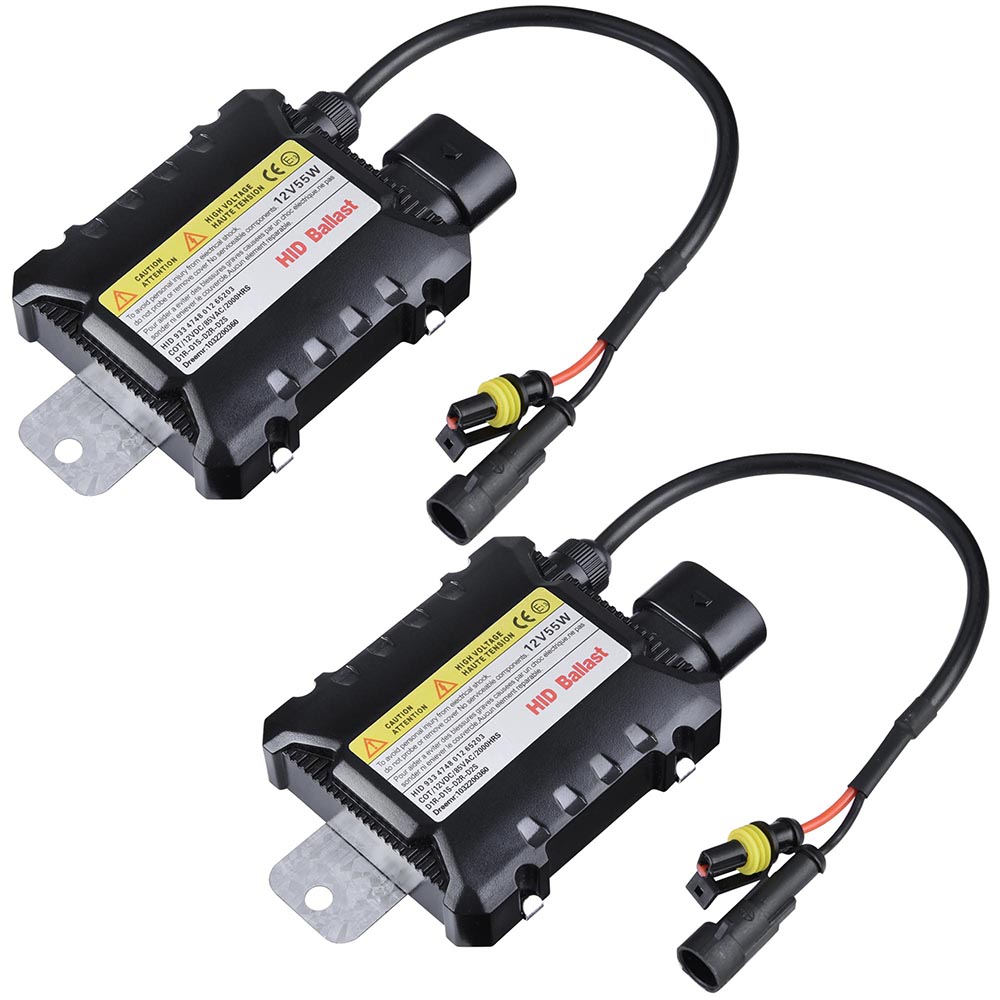 2x HID Ballast Replacement 12V 35W/55W for Xenon Light H1 H3 H7 H8 9005