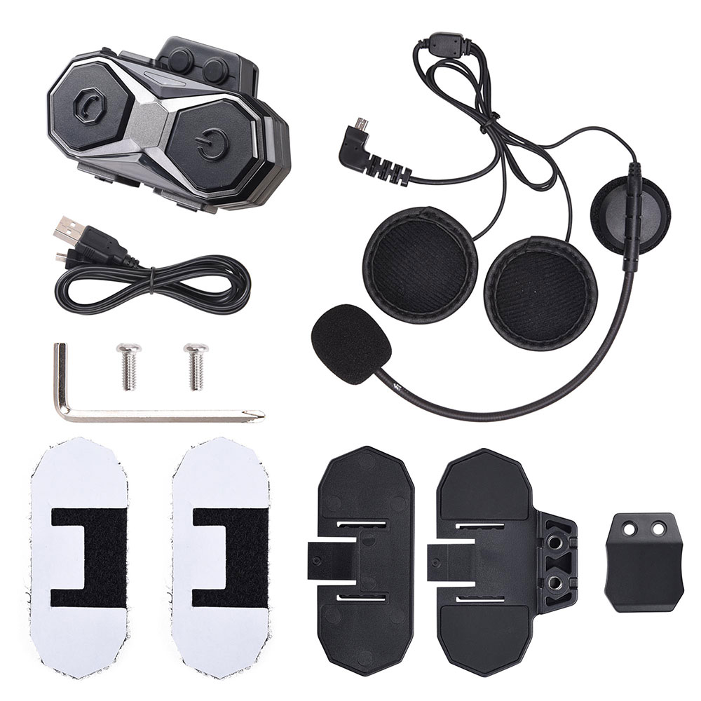 3 Riders 1000m Motorcycle Intercom Bluetooth Headset Helmet Communication System 3 Riders 1000m Motorcycle Intercom Bluetooth Headset Helmet Communication System