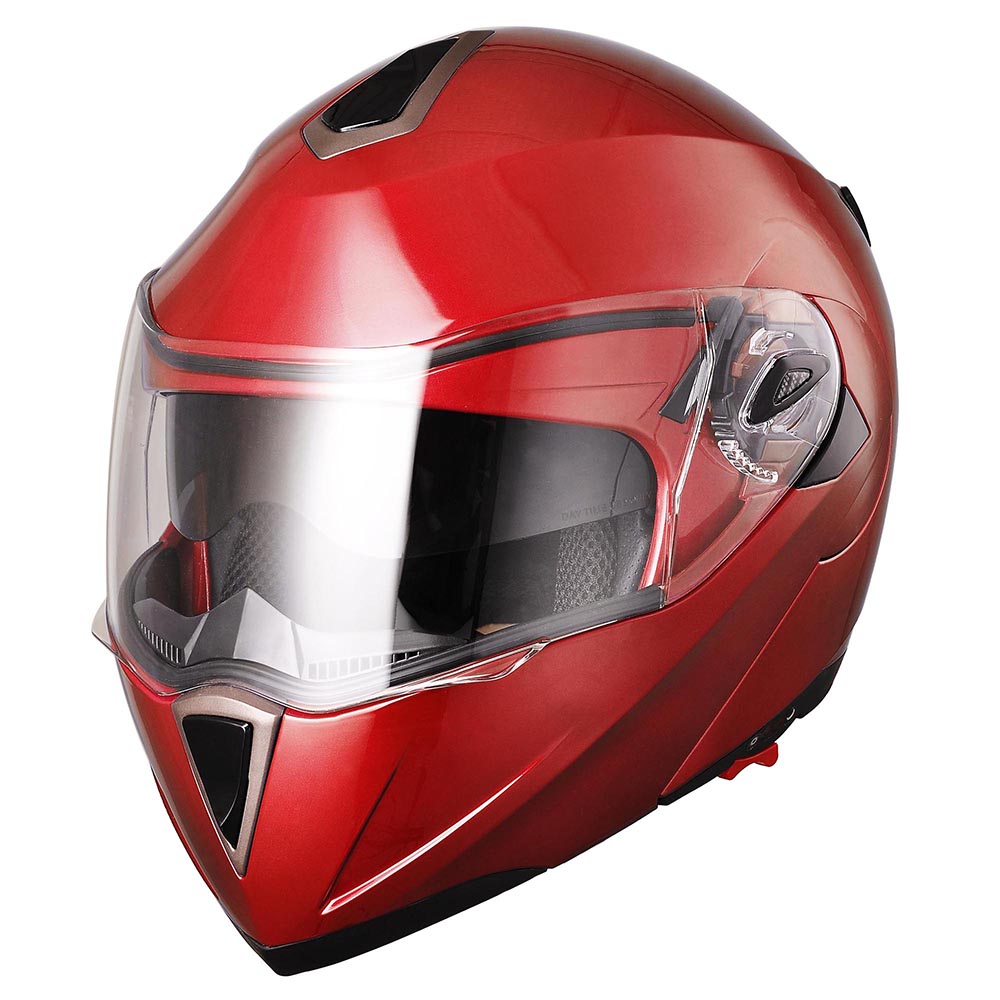 AHR Modular Full Face Motorcycle Helmet Flip up Dual Visor Motocross DOT M/L/XL - Picture 14 of 54