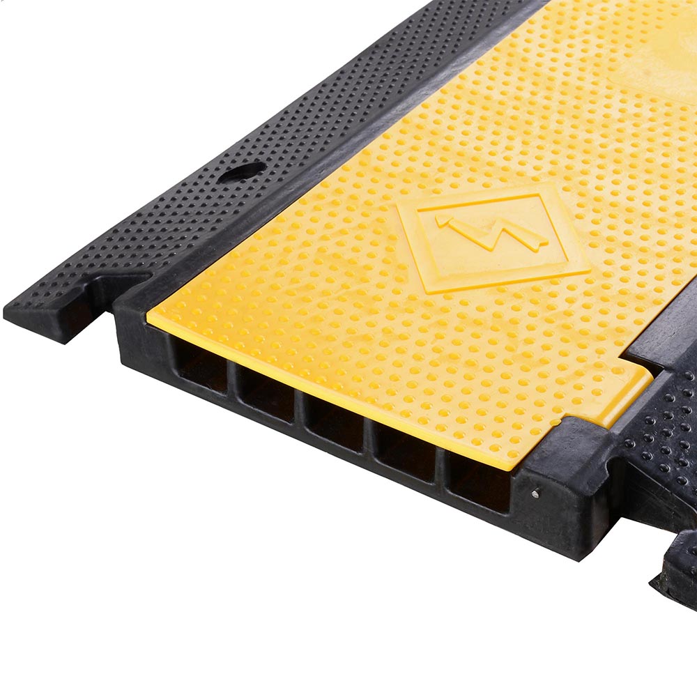 5 Channel Rubber Electrical Wire Cable Cover Ramp Guard Warehouse Cord Protector eBay