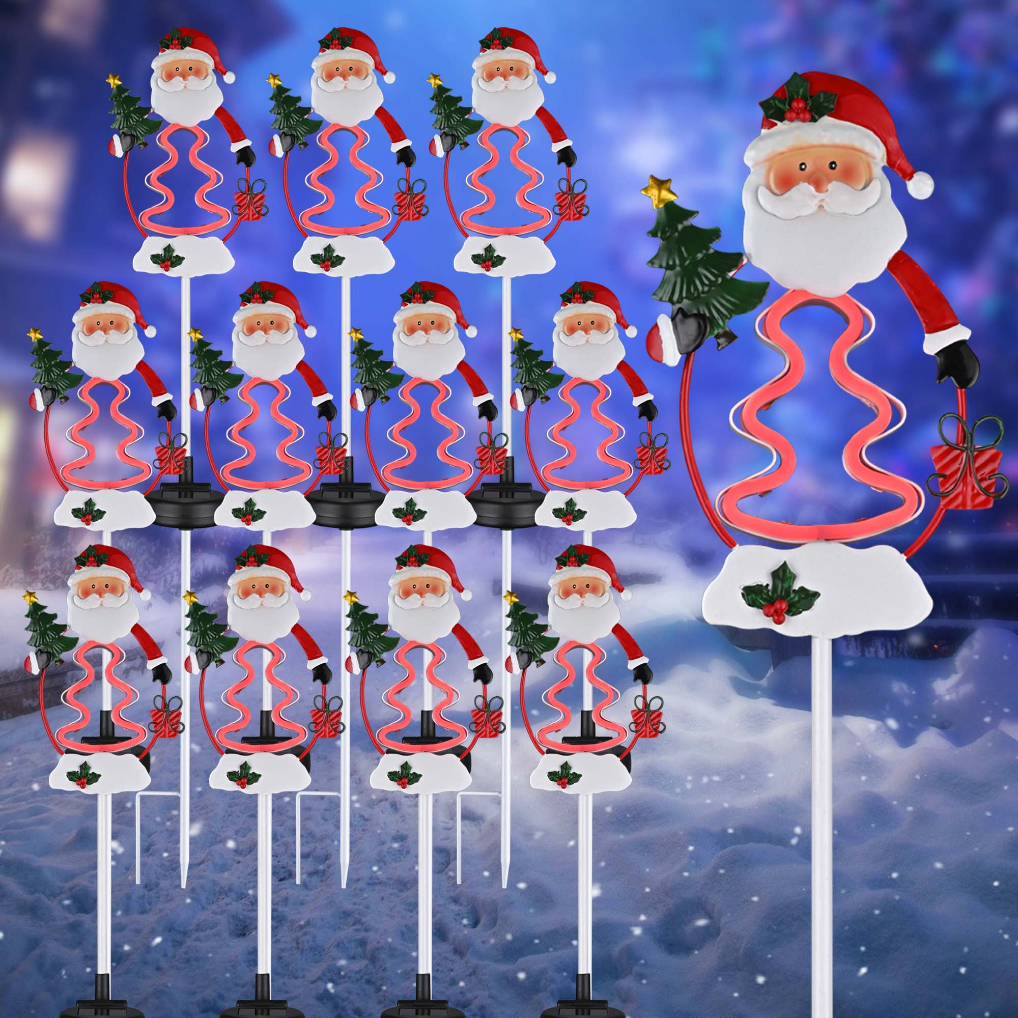 Stake Lights LED Pathway Garden Christmas Decor Outdoor 2/4/8/12 Pack - Picture 46 of 85