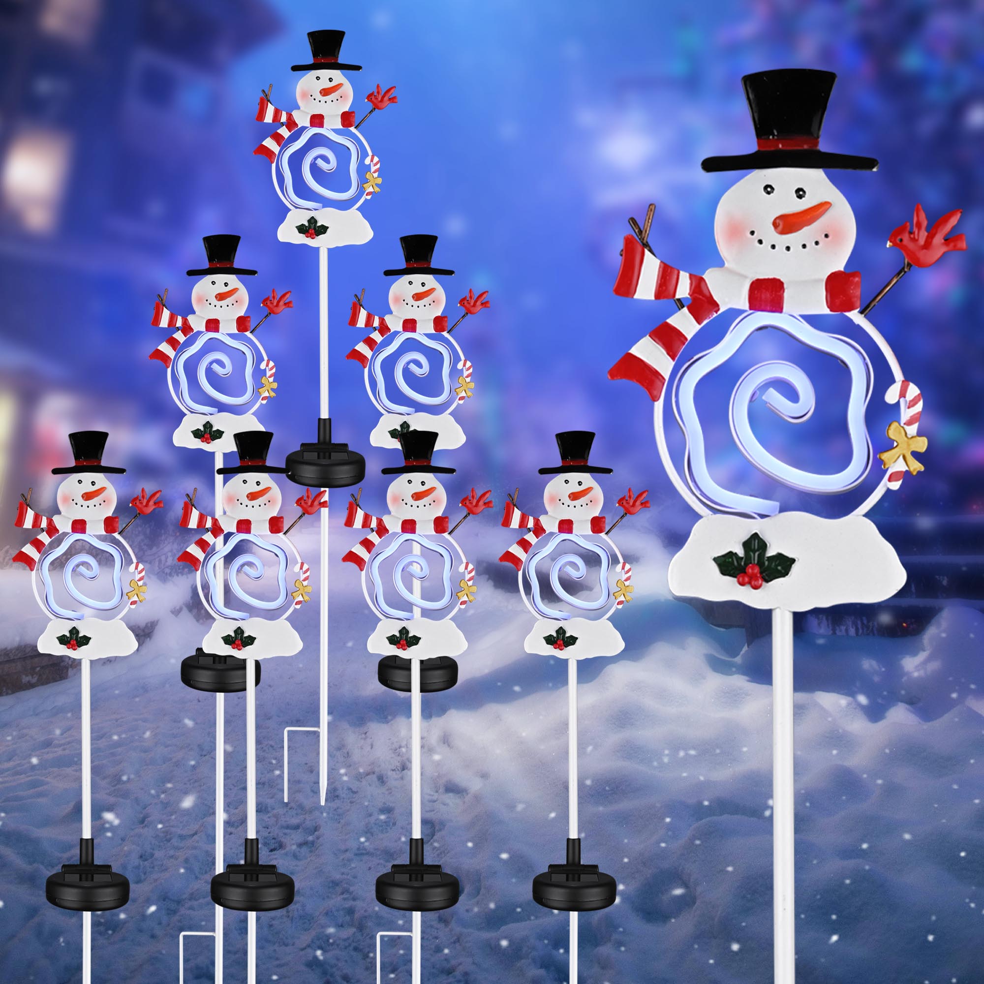 Stake Lights LED Pathway Garden Christmas Decor Outdoor 2/4/8/12 Pack - Picture 81 of 85