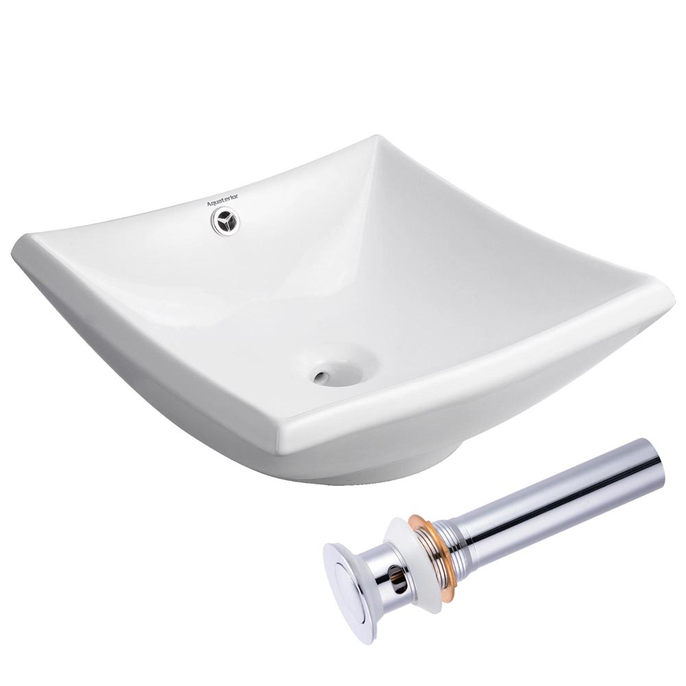 Aquaterior® Bathroom Porcelain Ceramic Vessel Sink Vanity Basin