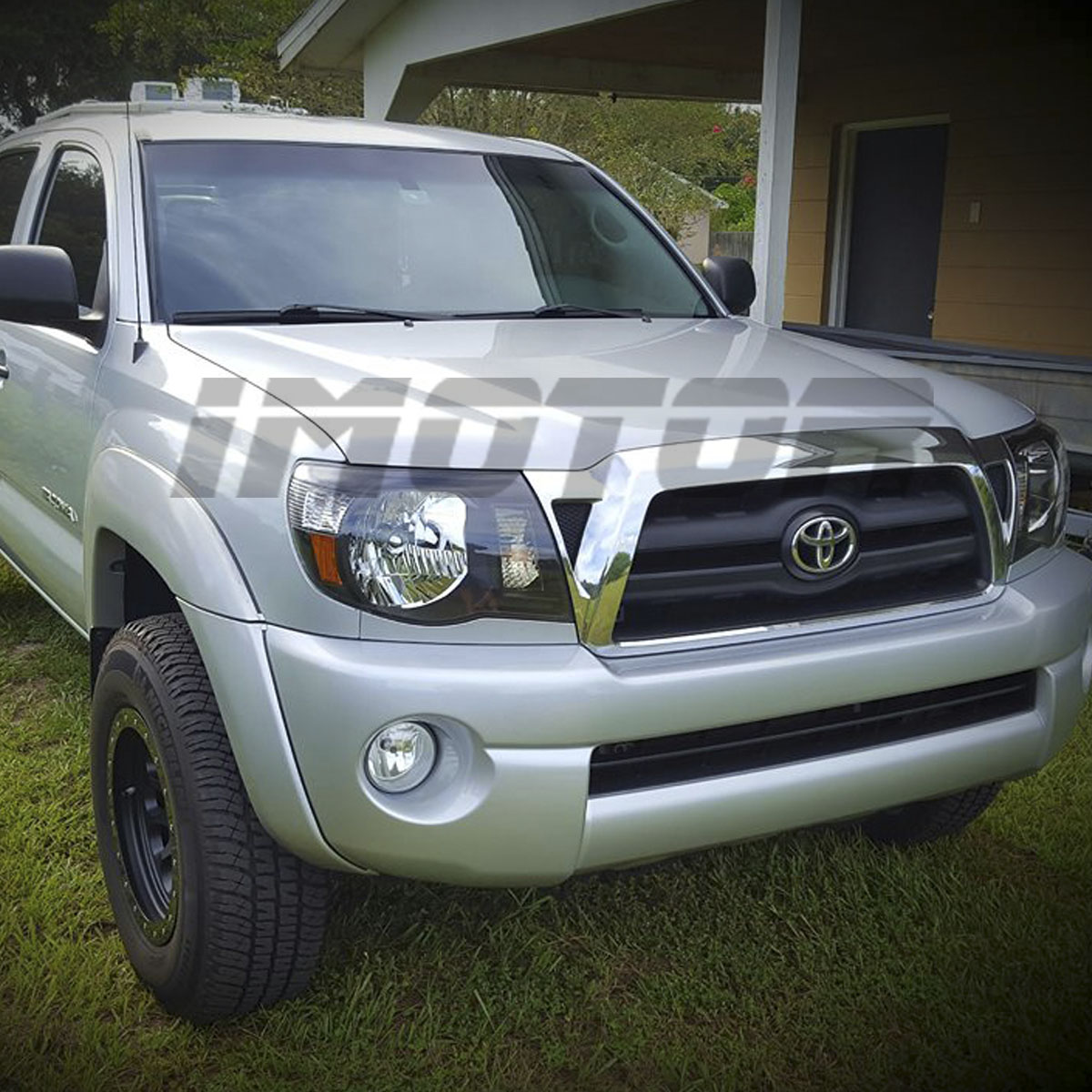 TRD Style 2005 2006 2007 2008 2009 2010 2011 Toyota Tacoma Black Headlights | eBay