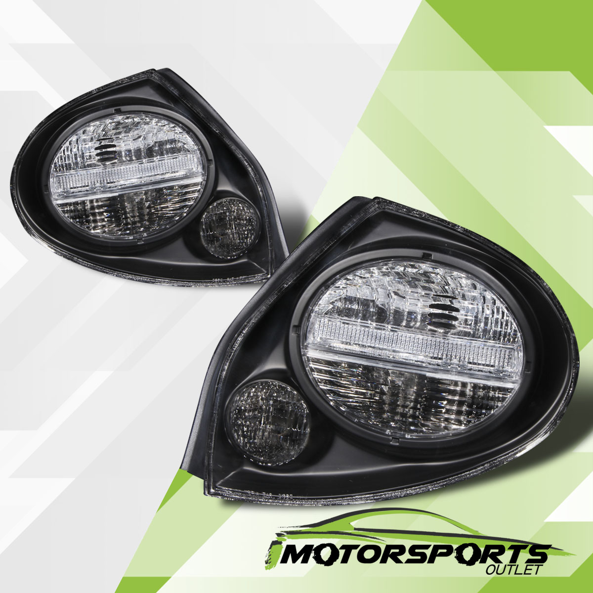 For 2002 2003 Nissan Maxima Black Rear Brake Tail Lights Lamps Pair eBay