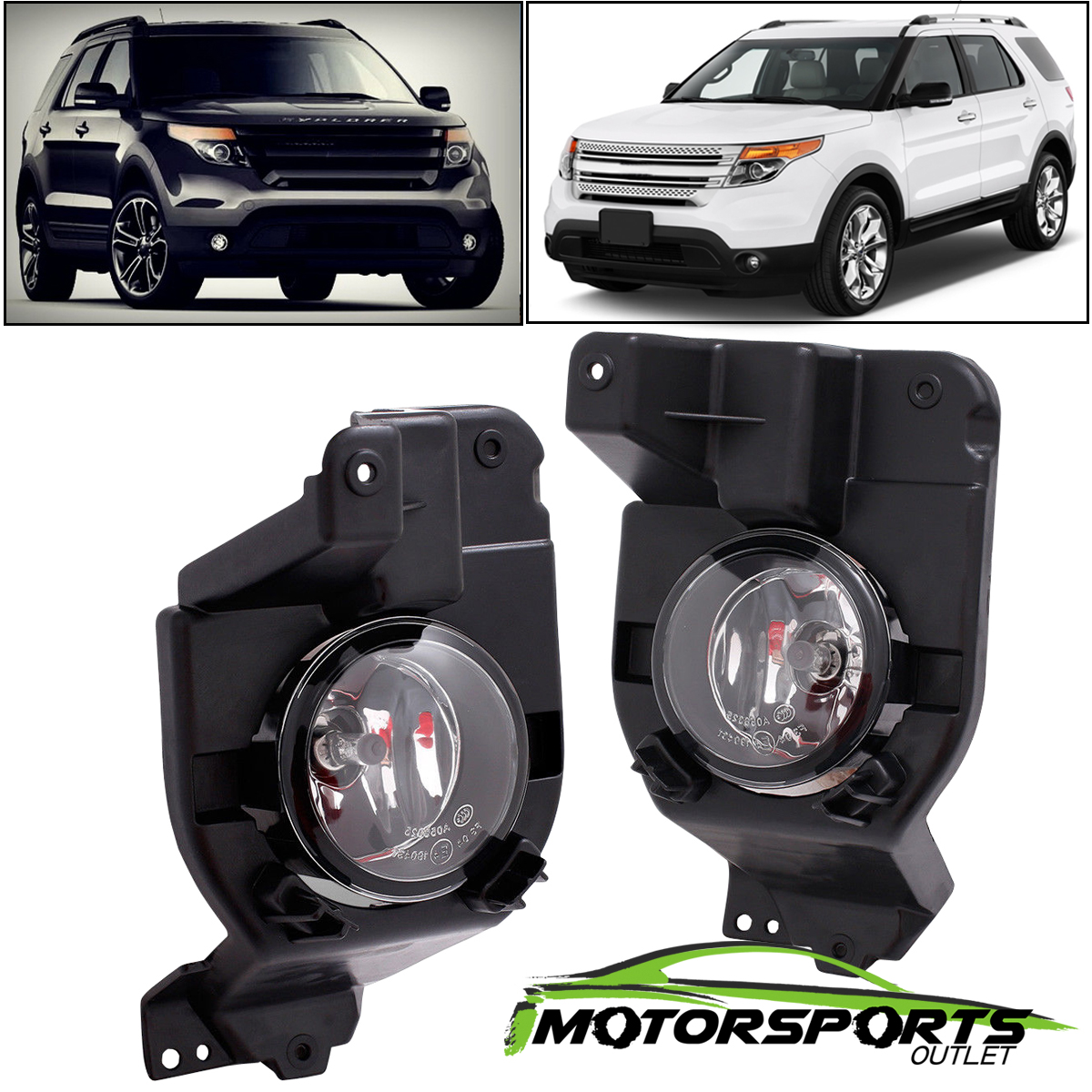 Glass Lens 11 12 13 14 15 Ford Explorer Fog Lights Lamps Bulbs Ebay