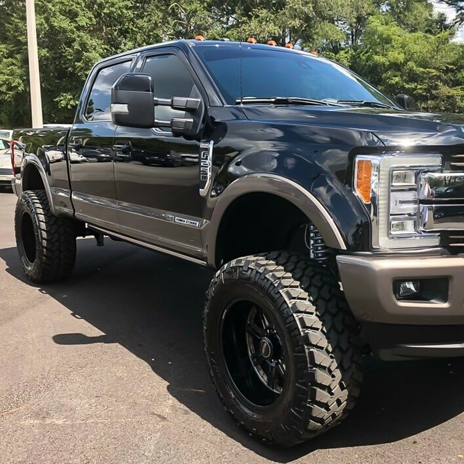 thumbnail image 2 of EagleMotor Power Heated Tow Mirrors For 2015-2018 Ford F150 – Black LED Telescoping 2 of 6