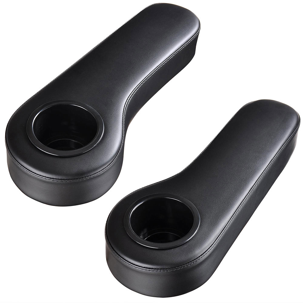 2pcs Golf Cart Rear Seat Arm Rest Set with Cup Holders Universal Car Accessories 767571273218 eBay