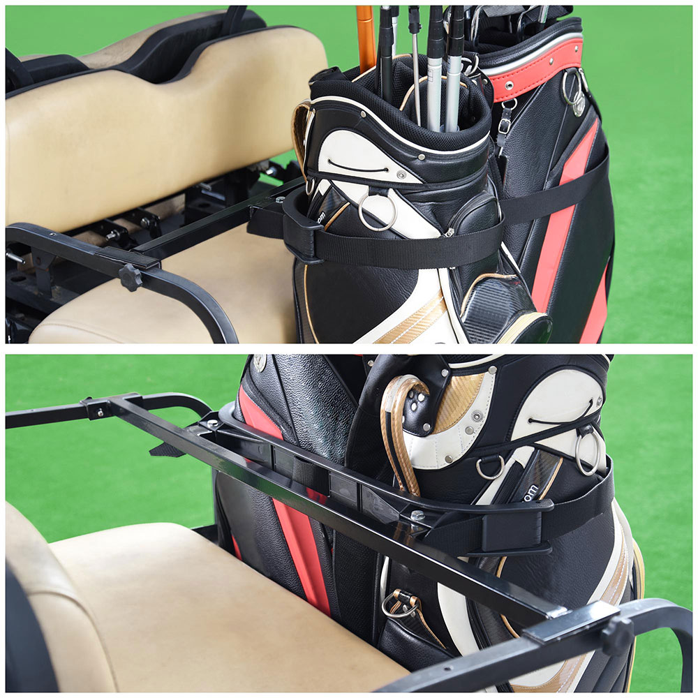 Universal Golf Bag Holder Bracket Attachment Cart Rear Seat Yamaha EZGO