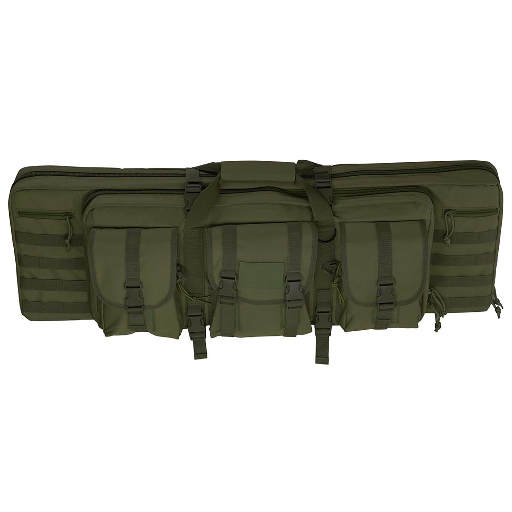 36" Tactical Dual Rifle Gun Bag Case Outdoor Hunting Backpack Straps