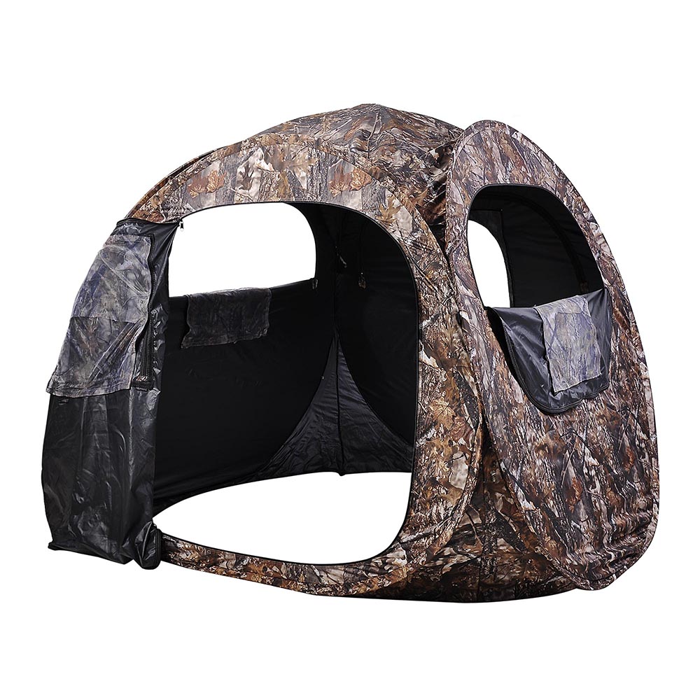 Portable Hunting Ground Blind Tent Real Tree Camo Hunt Archery Turkey