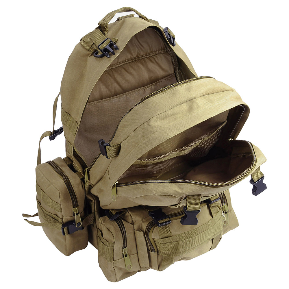 55L Outdoor Military Molle Tactical Backpack Rucksack Camping Bag