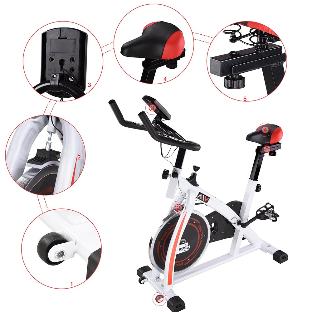 black bicycle cycling fitness exercise stationary bike cardio home indoor 508