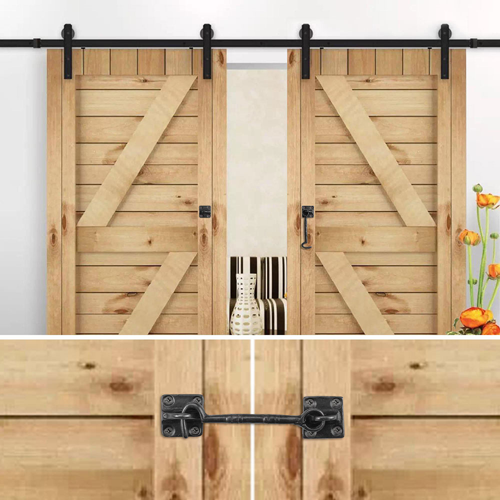 Zinc Plated Cabin Hook Latch Wood Gate Window Screen Door Latches 4