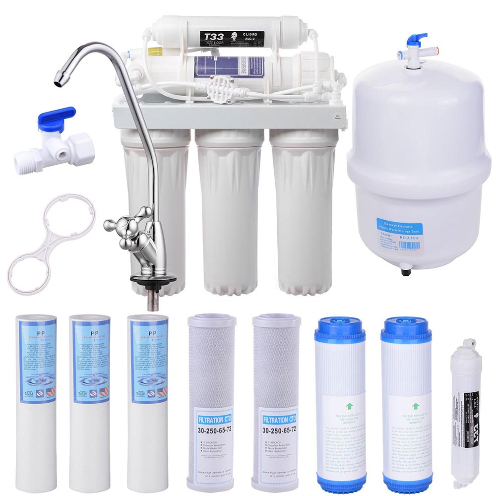 5 Stage Reverse Osmosis Drinking Water System Ro Home Purifier