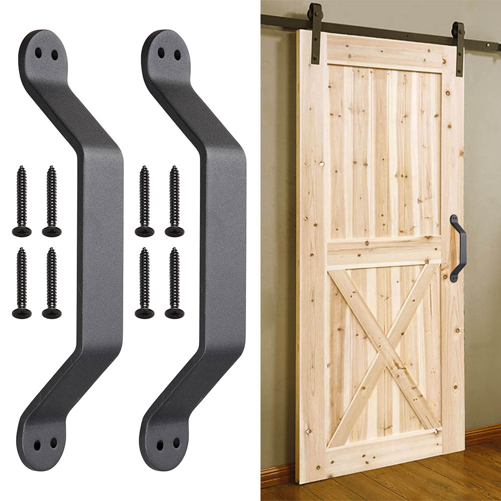 Home Improvement 12" Sliding Barn Door Pull Flush Handle Gate Hardware