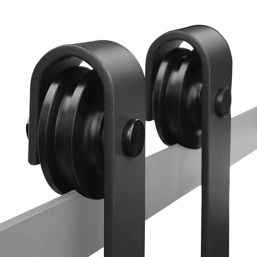 2x Steel Sliding Barn Rollers Replacement for Wood Door