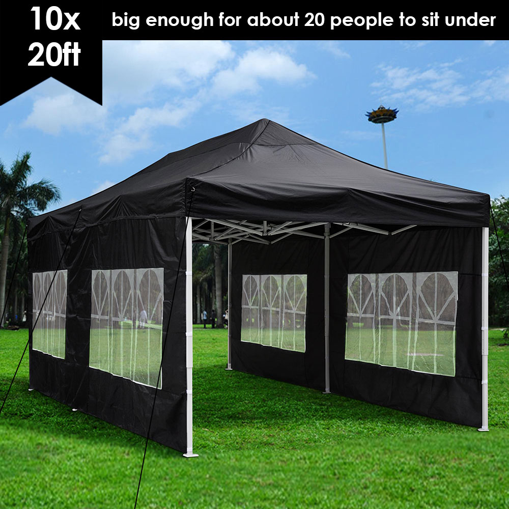 10x20Ft Outdoor EZ Pop Up Canopy Folding Wedding Party Tent 10x20Ft Outdoor EZ Pop Up Canopy Folding Wedding Party Tent