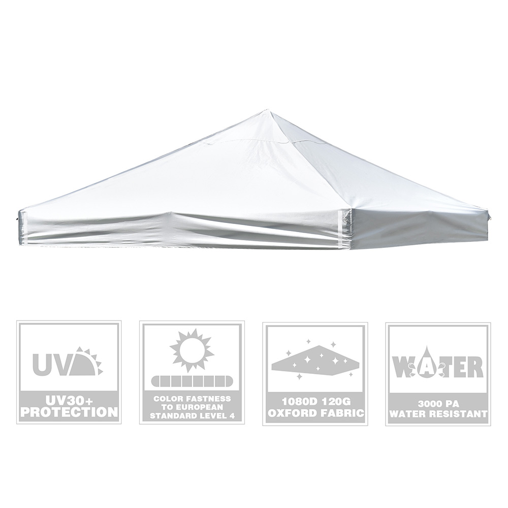 Cubierta de tienda parasol exterior de repuesto superior con dosel emergente EZ resistente a los rayos UV - Imagen 47 de 50