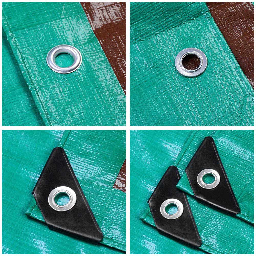 Heavy Duty Poly Reinforced Tarpaulin Tarp Car Boat Canopy Tent Cover