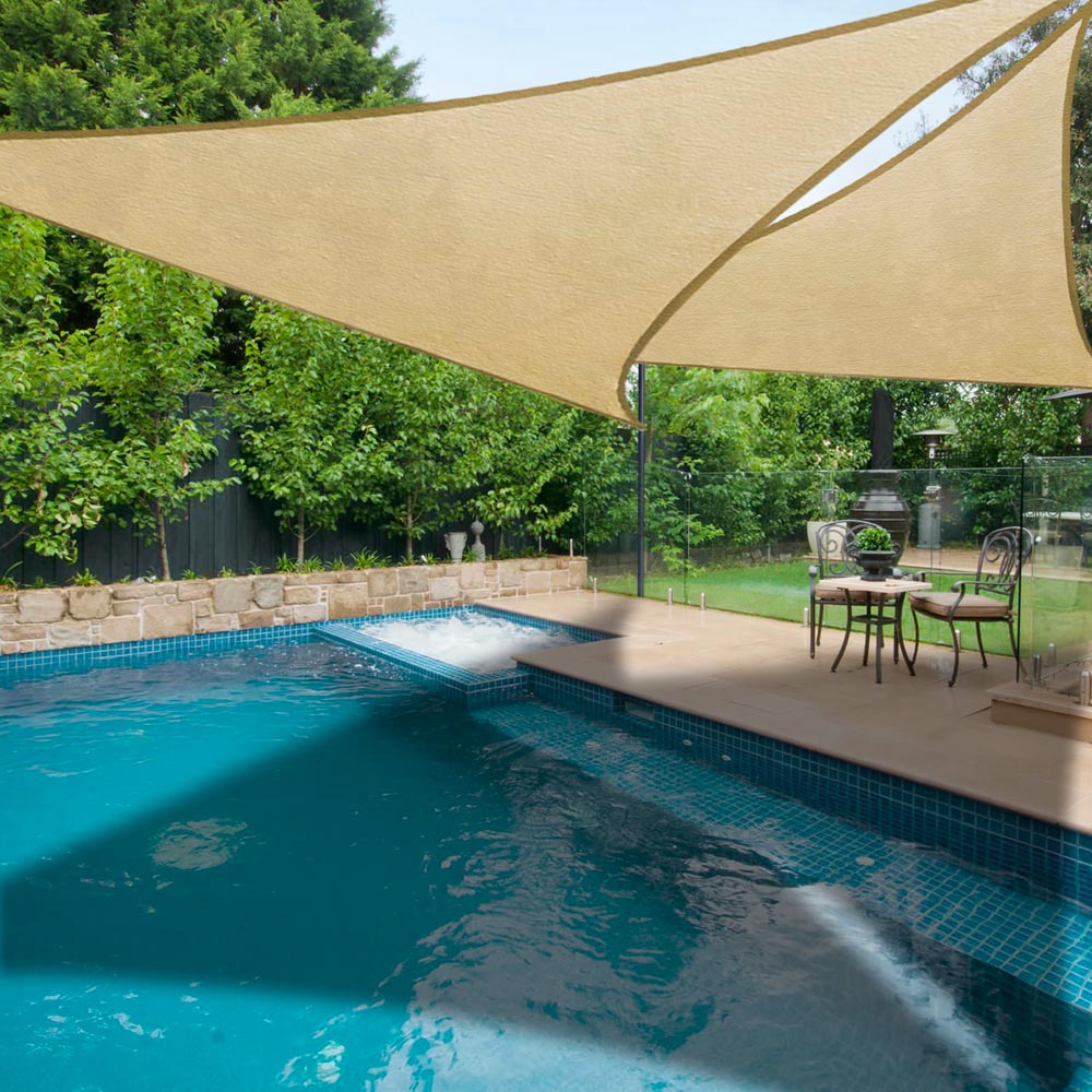 Sun Shade Sail Patio Outdoor Canopy Pool UV Block Cover Triangle Square Shade Sun Shade Sail Patio Outdoor Canopy Pool UV Block Cover Triangle Square Shade