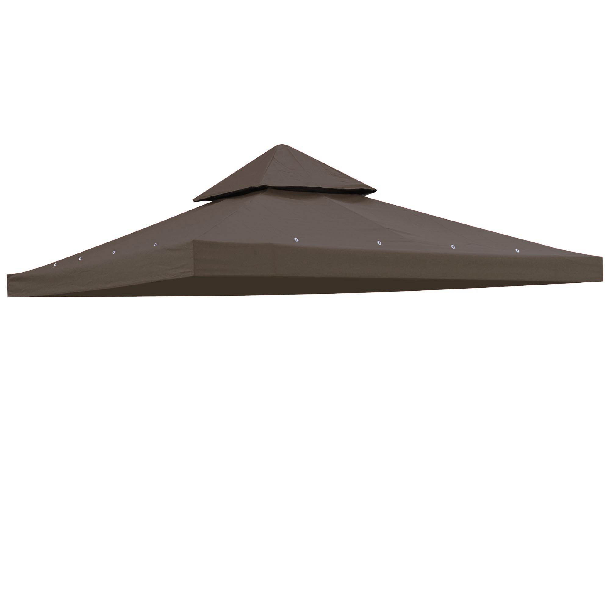 8'x8' 2 Tier Gazebo Top Canopy Replacement 200g Outdoor Backyard Patio Cover Opt - Picture 7 of 36