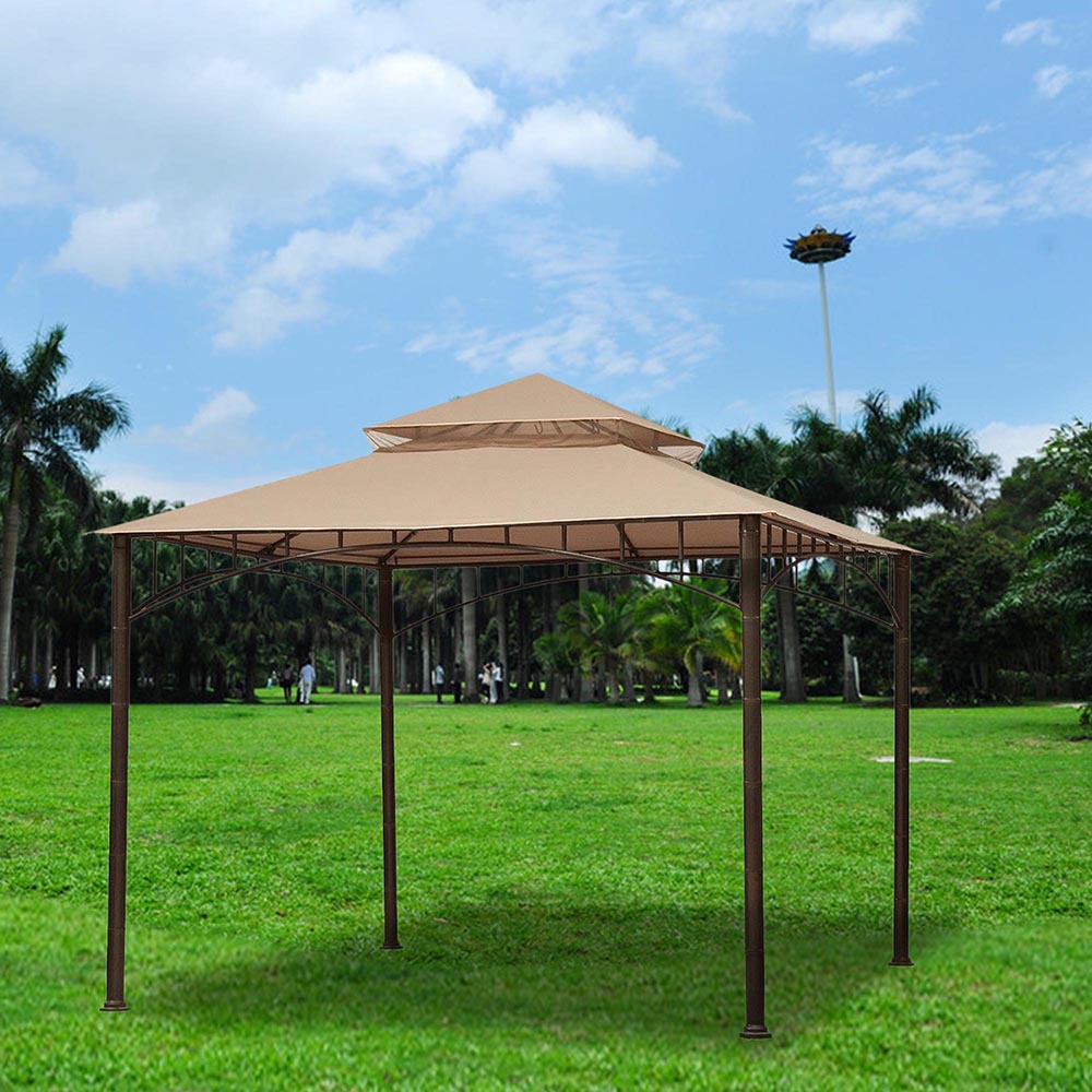 8x8 10x10 12x12 gazebo top canopy replacement uv30 patio outdoor