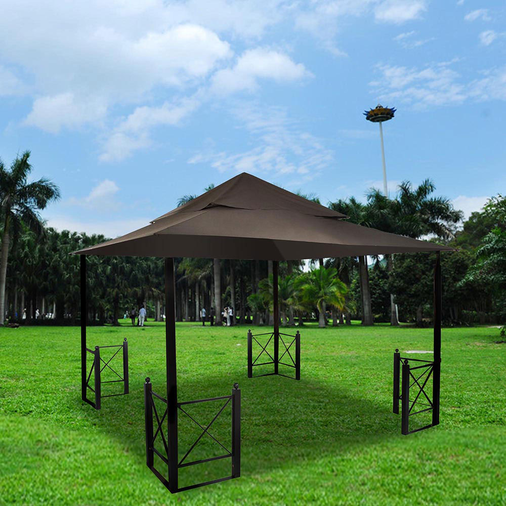Canopy Top Replacement 12'x12' 2Tier for Harbor Gazebo Frame GFS01250A