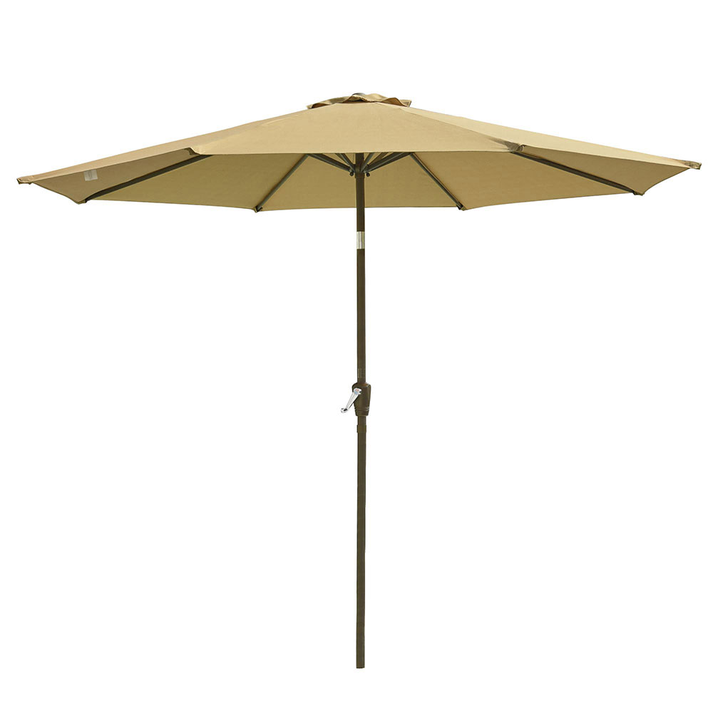 Upgraded 9' 10' UV50+ Olefin Tilt Patio Umbrella Yard Garden Parasol Market Deck - Picture 8 of 19