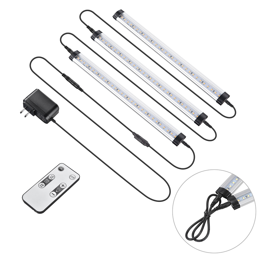 LED UNDER Lighting Kit Kitchen Counter Shelf Strip Light Remote