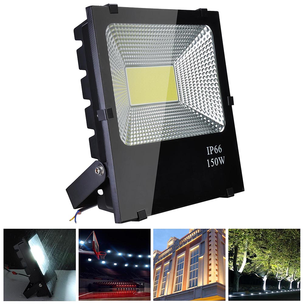 Details About 150w Led Flood Light White Outdoor Commercial Security Lamp 450 Watt Equivalent