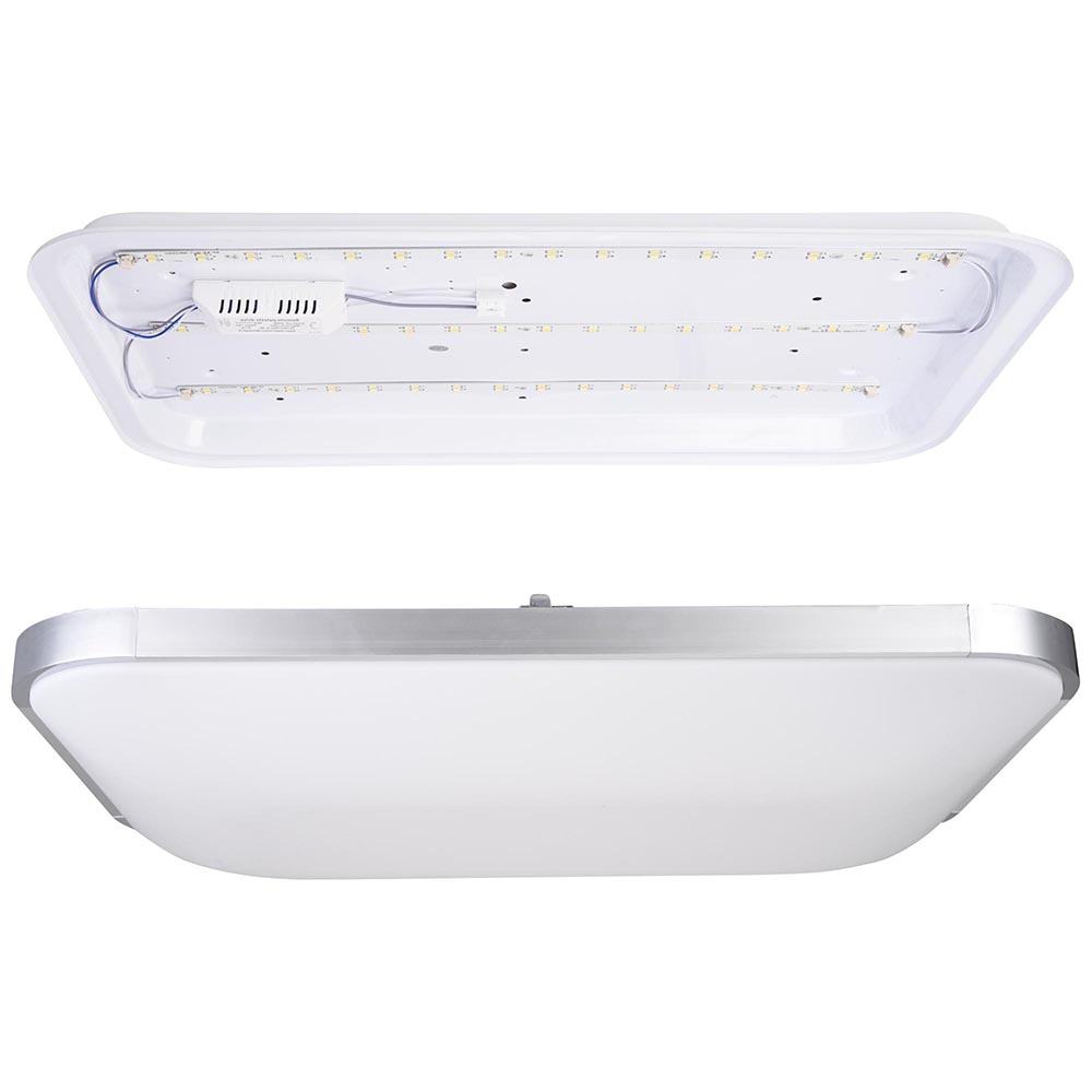 48W Dimmable LED Ceiling Light Bathroom Remote Flush Mount ...